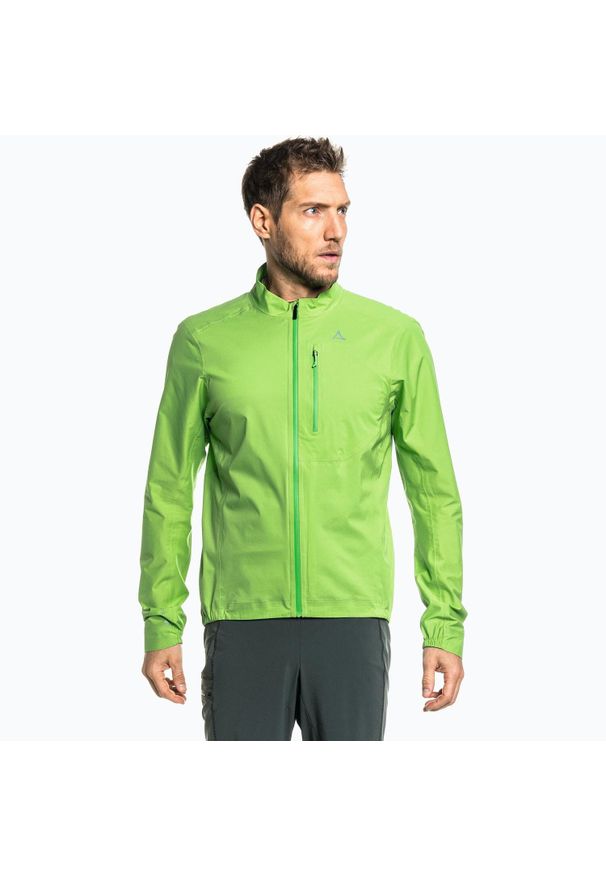 SCHÖFFEL - Kurtka rowerowa męska Schöffel Bianche. Kolor: zielony. Materiał: softshell