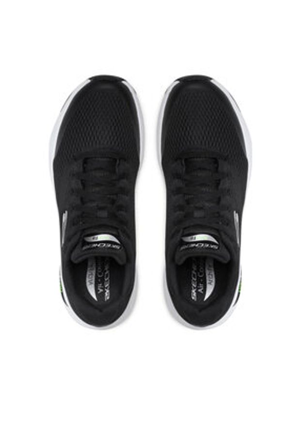 skechers - Skechers Sneakersy Arch Fit 232040/BKW Czarny. Kolor: czarny. Materiał: materiał
