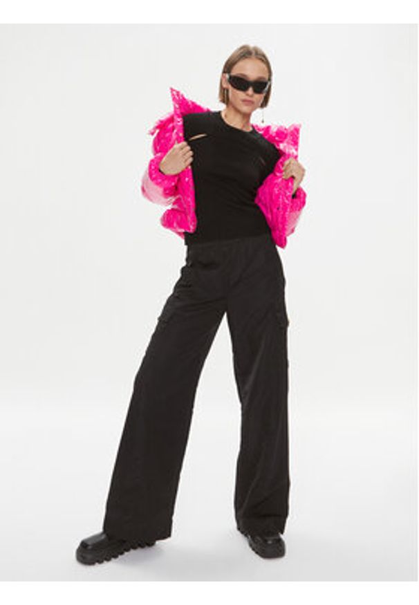 Pinko Sweter Puzzola 101929 A16Z Czarny Regular Fit. Kolor: czarny. Materiał: kaszmir, wełna