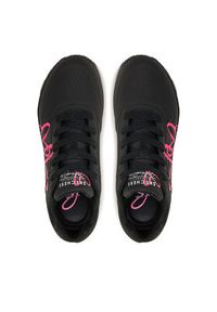 skechers - Skechers Sneakersy 177980/BKPK Czarny. Kolor: czarny. Materiał: skóra #4
