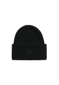Dziecięca czapka z dzianiny Superdry Soft Rib. Kolor: czarny. Materiał: dzianina