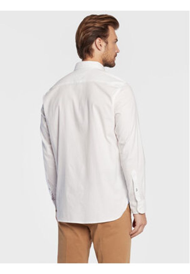 TOMMY HILFIGER - Tommy Hilfiger Koszula Oxford MW0MW25037 Biały Regular Fit. Kolor: biały. Materiał: bawełna