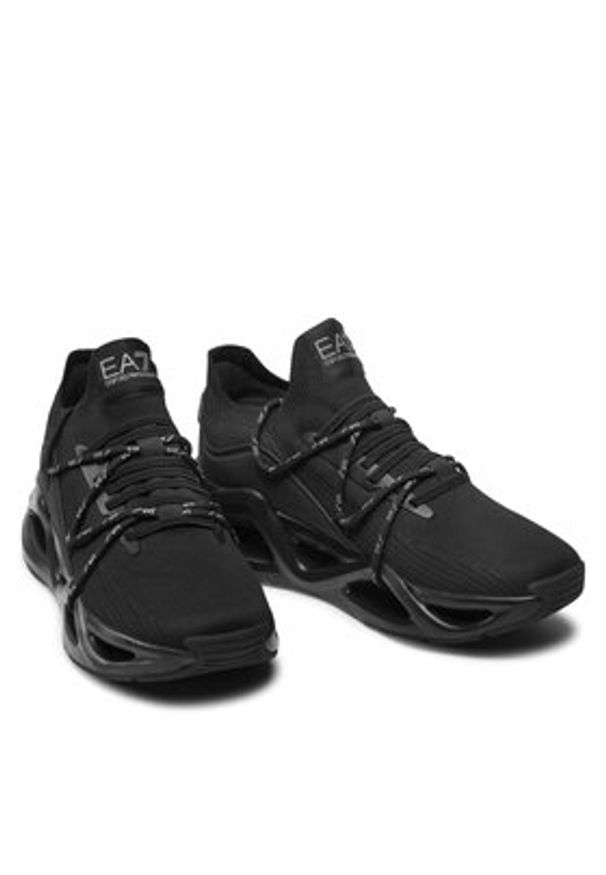 EA7 Emporio Armani Sneakersy X8X087 XK227 Q268 Czarny. Kolor: czarny. Materiał: materiał
