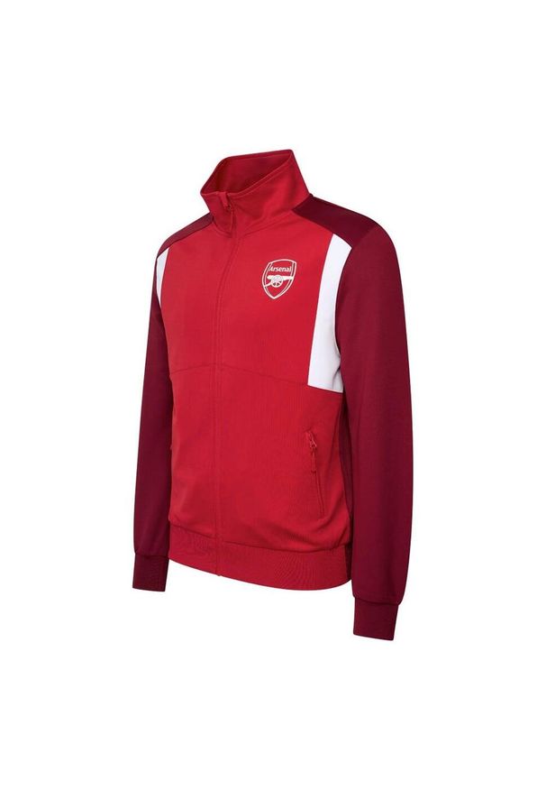 ARSENAL - Dres piłkarski dla dorosłych Arsenal 23/24. Kolor: czerwony. Materiał: dresówka. Sport: piłka nożna