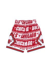 Mitchell & Ness - Szorty Chicago Bulls NBA Teamwrap Swingman 1997. Kolor: czerwony. Sport: koszykówka #1