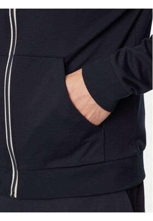 BOSS Bluza Authentic 50545573 Granatowy Regular Fit. Kolor: niebieski. Materiał: bawełna