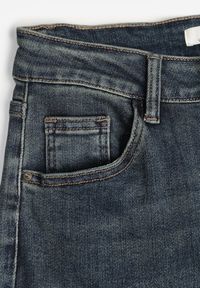 Renee - Niebieskie Jeansy High Waist o Kroju Dzwonów Feseara. Okazja: na co dzień. Stan: podwyższony. Kolor: niebieski. Styl: casual, retro #5