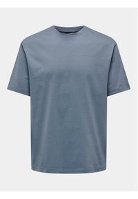 Only & Sons T-Shirt Fred 22022532 Niebieski Relaxed Fit. Kolor: niebieski. Materiał: bawełna #3