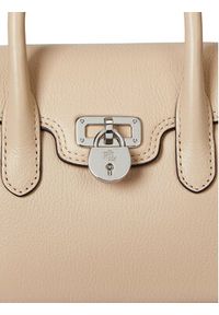 Lauren Ralph Lauren - LAUREN RALPH LAUREN Torebka 431969349005 Beżowy. Kolor: beżowy. Materiał: skórzane #4
