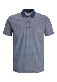 Jack & Jones - Jack&Jones Polo Marseille 12227870 Niebieski Standard Fit. Typ kołnierza: polo. Kolor: niebieski. Materiał: bawełna #3