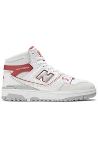 Buty New Balance BB650RWF - białe. Okazja: na co dzień. Wysokość cholewki: przed kolano. Kolor: biały. Materiał: materiał, skóra. Szerokość cholewki: normalna. Sezon: lato. Sport: fitness, koszykówka
