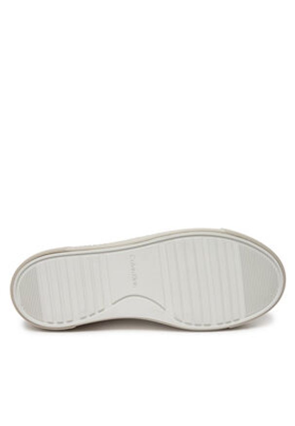 Calvin Klein Sneakersy HW0HW02203 Beżowy. Kolor: beżowy. Materiał: zamsz, skóra