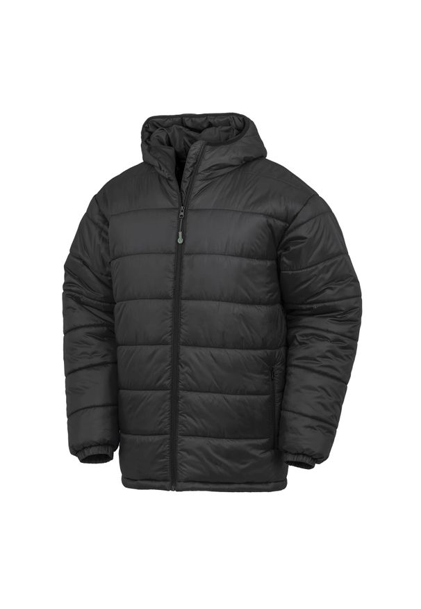 RESULT - Kurtka puchowa z recyklingu Result. Kolor: czarny. Materiał: puch