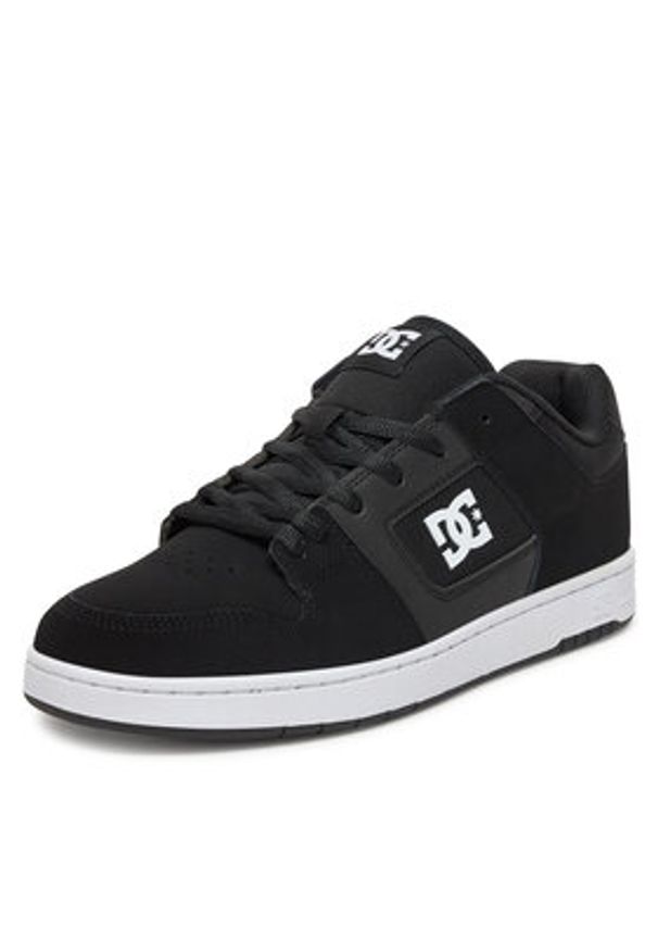 DC Sneakersy MANTECA 4 ADYS100765-BKW Czarny. Kolor: czarny. Materiał: nubuk, skóra