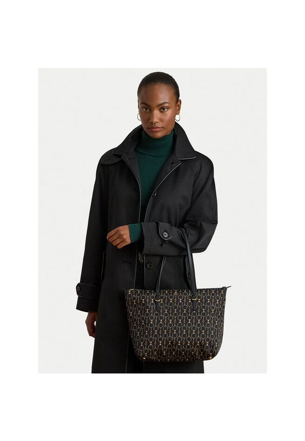 Lauren Ralph Lauren - Torebka LAUREN RALPH LAUREN. Kolor: czarny
