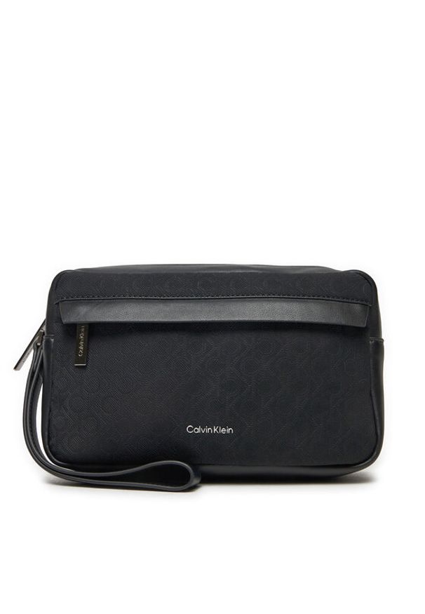 Calvin Klein Kosmetyczka K50K512799 Czarny. Kolor: czarny. Materiał: skóra