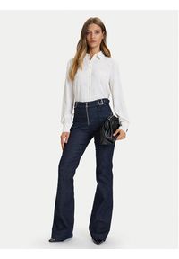 Guess Koszula W5BH80 W2982 Biały Regular Fit. Kolor: biały. Materiał: syntetyk #5