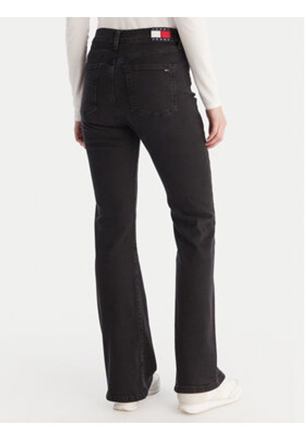 Tommy Jeans Jeansy Sylvia DW0DW20503 Czarny Flare Fit. Kolor: czarny