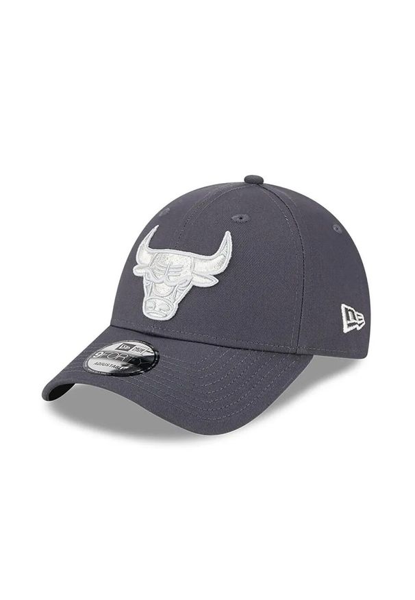 Czapka z daszkiem New Era 9FORTY Chicago Bulls Metallic 60424820. Kolor: szary