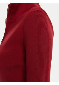Patrizia Pepe Sweter 8K0323 K274 Czerwony Regular Fit. Kolor: czerwony. Materiał: wiskoza #5