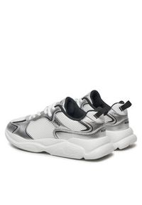 Hugo - HUGO Sneakersy Leon 50536308 Srebrny. Kolor: srebrny. Materiał: mesh, materiał #4