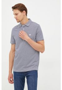 Michael Kors polo bawełniane CU250XZ67E kolor granatowy wzorzysty. Typ kołnierza: polo. Kolor: niebieski. Materiał: bawełna. Długość: krótkie. Wzór: aplikacja #4