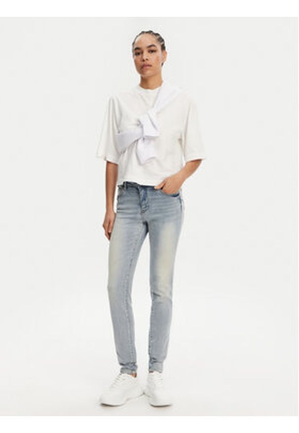 Armani Exchange Jeansy XW000129 AF12853 MB001 Niebieski Super Skinny Fit. Kolor: niebieski