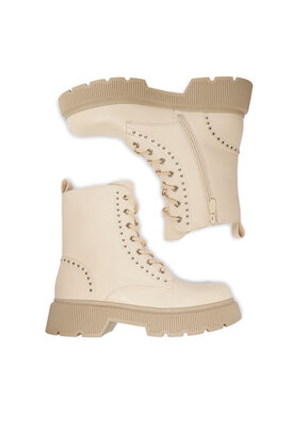 DeeZee Trzewiki HX24026-1 Écru. Materiał: materiał, syntetyk