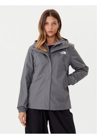 The North Face Kurtka przeciwdeszczowa Antora NF0A8BKD Szary Regular Fit. Kolor: szary. Materiał: syntetyk