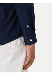 Marc O'Polo Koszula B21 7268 42342 Granatowy Regular Fit. Typ kołnierza: polo. Kolor: niebieski. Materiał: bawełna #5