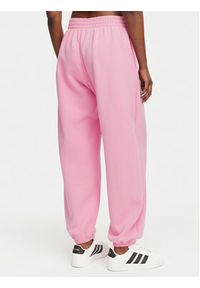 Adidas - adidas Spodnie dresowe Soft Lux KA7019 Różowy Loose Fit. Kolor: różowy. Materiał: syntetyk #4