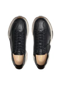 Clarks Sneakersy Craft Speed 26178905 Czarny. Kolor: czarny. Materiał: skóra
