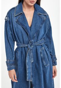Liu Jo - Płaszcz damski jeansowy LIU JO. Materiał: jeans #3