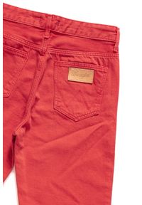 Wrangler - SPODNIE WRANGLER DAMSKIE CROPPED STRAIGHT RED W229DM23K. Materiał: materiał #5