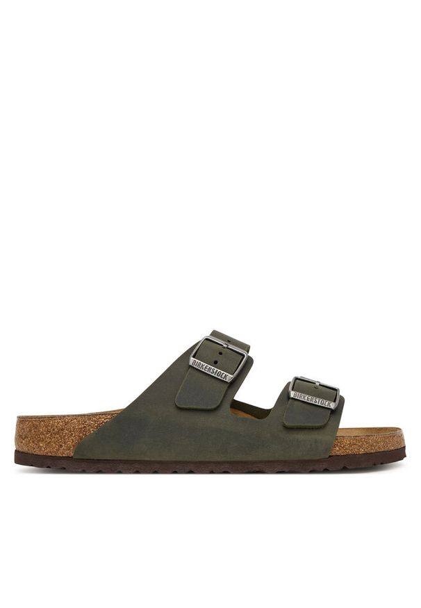 Klapki Birkenstock. Kolor: zielony