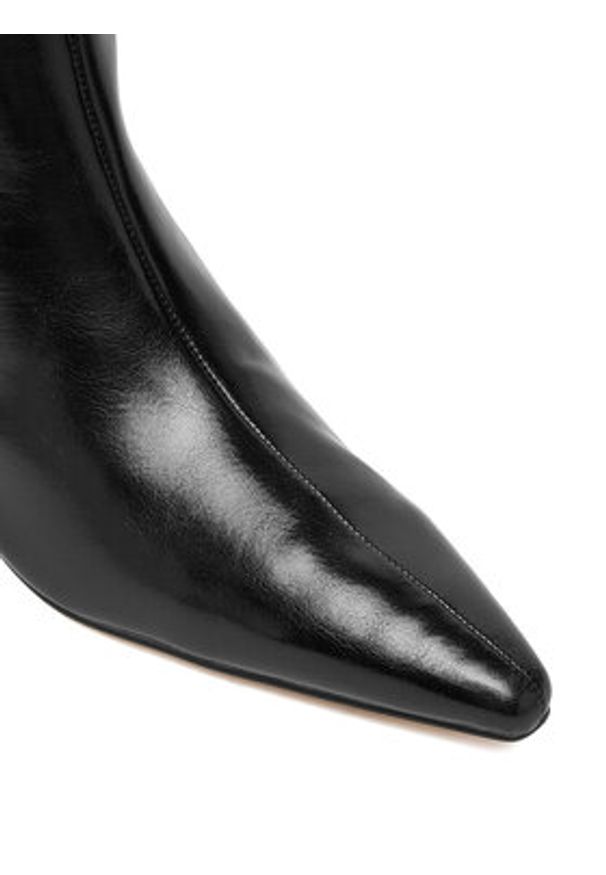 Steve Madden Kozaki Ballpark SM11005048 Czarny. Kolor: czarny. Materiał: skóra
