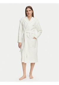 TOMMY HILFIGER - Tommy Hilfiger Szlafrok UW0UW06322 Kremowy. Kolor: kremowy. Materiał: bawełna #1