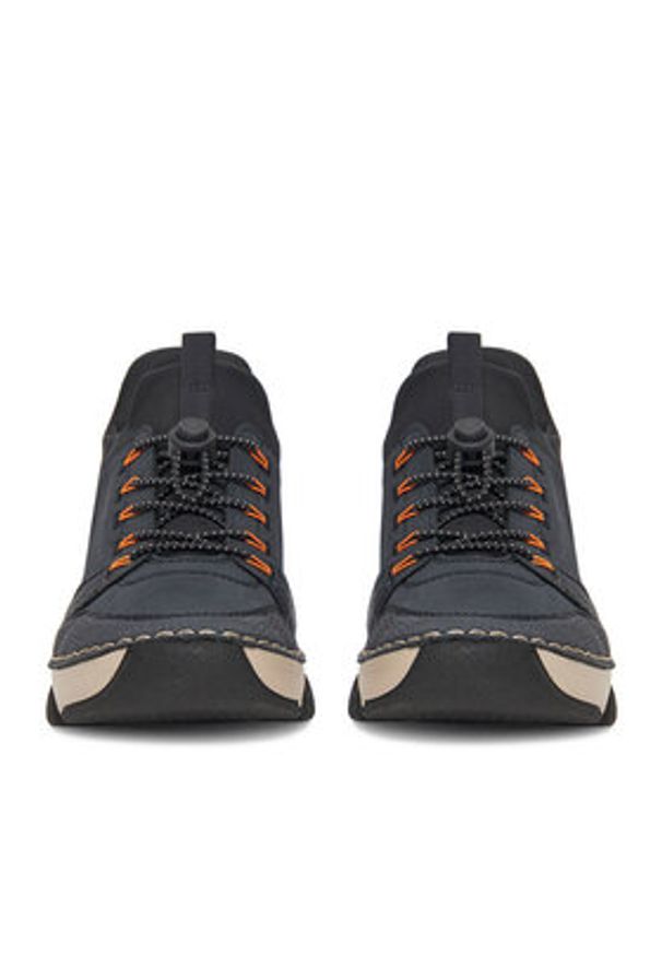 Rieker Sneakersy 45963-14 Granatowy. Kolor: niebieski. Materiał: syntetyk, materiał