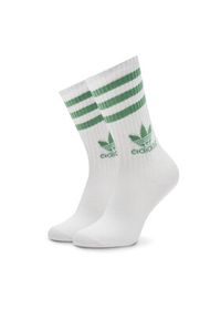 Adidas - adidas Zestaw 3 par wysokich skarpet unisex JF6356 Biały. Kolor: biały. Materiał: materiał #2