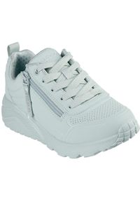 skechers - Adidasy Skechers Uno Lite - Easy Zip, Dzieci. Kolor: niebieski. Materiał: materiał, syntetyk. Szerokość cholewki: normalna. Sport: turystyka piesza