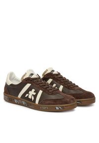 Premiata Sneakersy Bonnie Var 7670 Brązowy. Kolor: brązowy. Materiał: zamsz, skóra #6