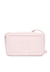 Calvin Klein Torebka Bold Ck Camera Bag LV04F3220G Różowy. Kolor: różowy. Materiał: skórzane #3