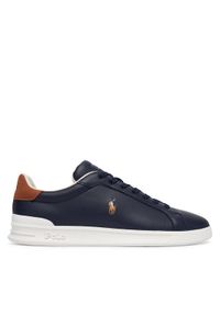 Polo Ralph Lauren Sneakersy Heritage Court II 809P07159002 Granatowy. Kolor: niebieski. Materiał: skóra #1