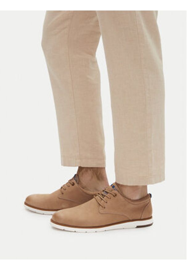 Lasocki Półbuty IDEO-01 MI24 Beżowy. Kolor: beżowy. Materiał: nubuk, skóra