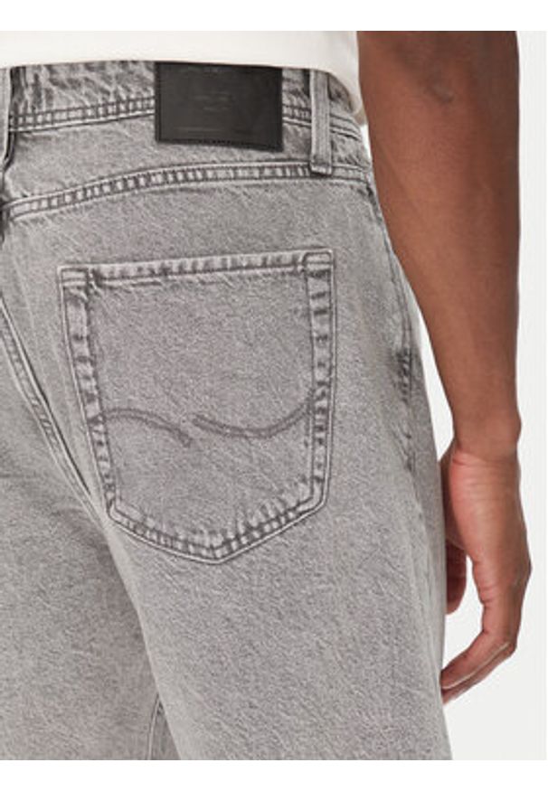 Jack & Jones Szorty jeansowe Tony 12269489 Szary Loose Fit. Kolor: szary. Materiał: bawełna