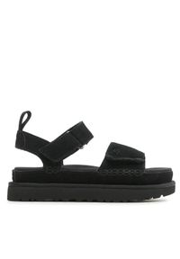 Ugg Sandały W Goldenstar Sandals 1136783 Czarny. Kolor: czarny. Materiał: zamsz, skóra