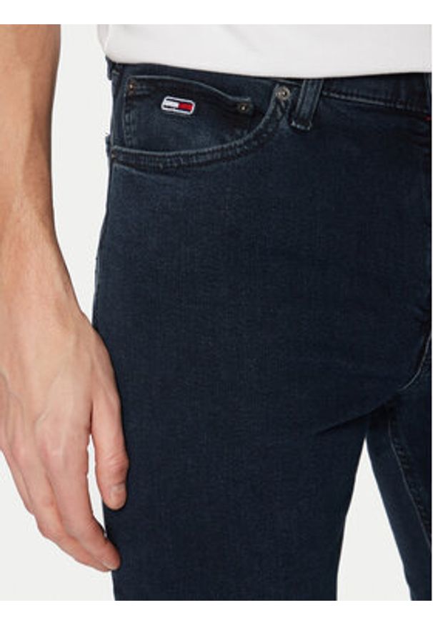 Tommy Jeans Jeansy Simon DM0DM20732 Granatowy Skinny Fit. Kolor: niebieski