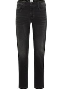 Mustang - Męskie Spodnie Jeansowe MUSTANG Oregon Slim K Denim Black 1015871 4000 503 #7