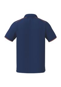 ERIMA - Polo Erima CMPT. Typ kołnierza: polo. Kolor: niebieski, pomarańczowy, wielokolorowy. Materiał: tkanina. Sport: fitness, piłka nożna