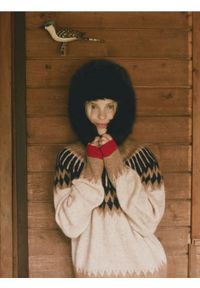 Reserved - Sweter z moherem i wełną - wielobarwny. Materiał: moher, wełna #1